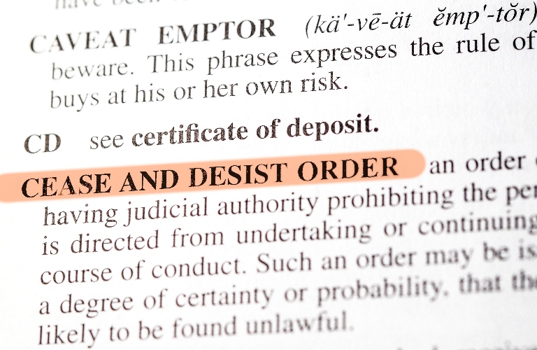 cease and desist description